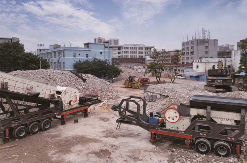 建筑垃圾打石機，移動再生石料設備