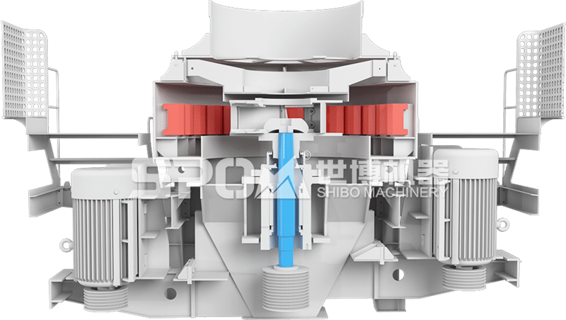 立軸沖擊式制砂機結構圖